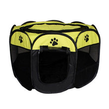 Load image into Gallery viewer, Pet Dog Cat Tent Playpen Exercise Play Pen Soft Fence Cage Kennel Crate Folding