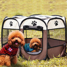 Load image into Gallery viewer, 8 Panel Portable Puppy Dog Pet Cat Playpen Crate Cage Kennel Tent Play Pen