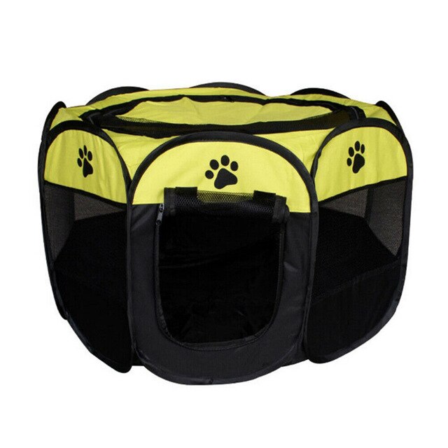 8 Panel Portable Puppy Dog Pet Cat Playpen Crate Cage Kennel Tent Play Pen