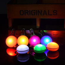 Load image into Gallery viewer, 6 Colors LED Pet Dog Collar Cute Pendant Night Safety Pendant Luminous Night Light Collar Pendant Pet Supplies Dog Accessories