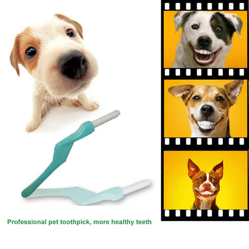 NanomaterialsToothpicks Tooth Brush for Dogs Pet Cat Dog Oral Teeth Deep Cleaning Pet Dog Puppy Toothbrush 25pcs/set