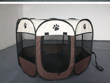 Load image into Gallery viewer, 2019 Portable folding toy pen pet dog crate room puppy sports kennel cat cage waterproof outdoor removable mesh shade