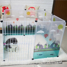 Load image into Gallery viewer, NEW Transparent pen pet dog pen pet pen DIY free combination animal cat crate cave multi-functional sleeping dog playing kennel