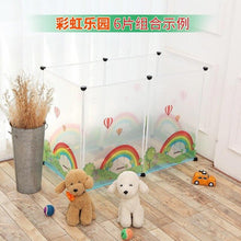 Load image into Gallery viewer, NEW Transparent pen pet dog pen pet pen DIY free combination animal cat crate cave multi-functional sleeping dog playing kennel