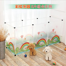 Load image into Gallery viewer, NEW Transparent pen pet dog pen pet pen DIY free combination animal cat crate cave multi-functional sleeping dog playing kennel