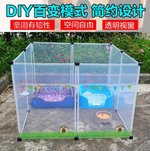 Load image into Gallery viewer, NEW Transparent pen pet dog pen pet pen DIY free combination animal cat crate cave multi-functional sleeping dog playing kennel