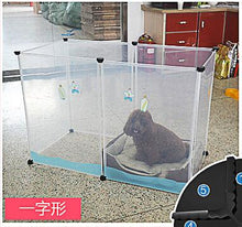 Load image into Gallery viewer, NEW Transparent pen pet dog pen pet pen DIY free combination animal cat crate cave multi-functional sleeping dog playing kennel