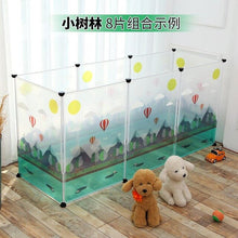 Load image into Gallery viewer, NEW Transparent pen pet dog pen pet pen DIY free combination animal cat crate cave multi-functional sleeping dog playing kennel