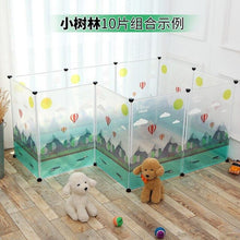 Load image into Gallery viewer, NEW Transparent pen pet dog pen pet pen DIY free combination animal cat crate cave multi-functional sleeping dog playing kennel