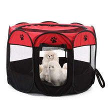 Load image into Gallery viewer, Pet Dog Cat Tent Playpen Exercise Play Pen Soft Fence Cage Kennel Crate Folding cloth waterproof scratch-resistant dog cage