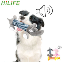 Load image into Gallery viewer, HILIFE Funny Plush Toys Dog Cat Fleece Toys Durability Squeak Chew Sound Dolls Elephant Duck Pig Popular Fit for All Pets Pet