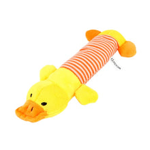 Load image into Gallery viewer, HILIFE Funny Plush Toys Dog Cat Fleece Toys Durability Squeak Chew Sound Dolls Elephant Duck Pig Popular Fit for All Pets Pet